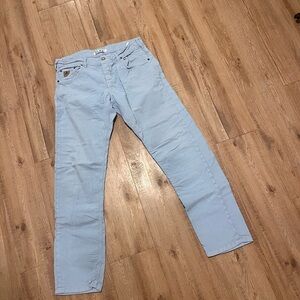 Light Blue Straight Men's Jeans